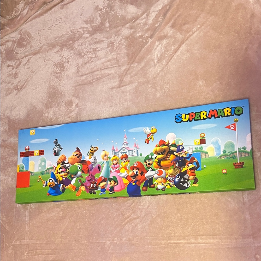 Super Mario Nintendo Kids Wall Poster- Colorful Design